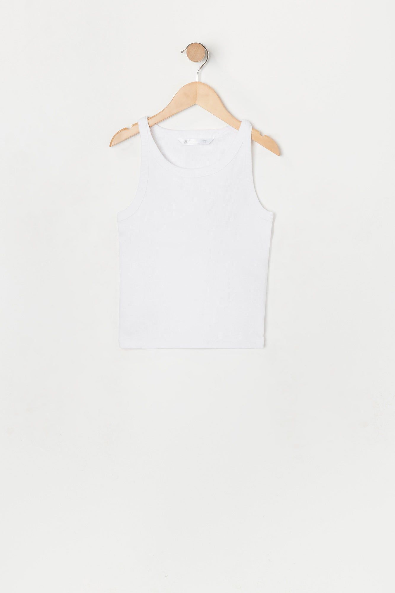 Girls Ribbed High Neck Tank sold by Urban Planet product image thumbnail 4