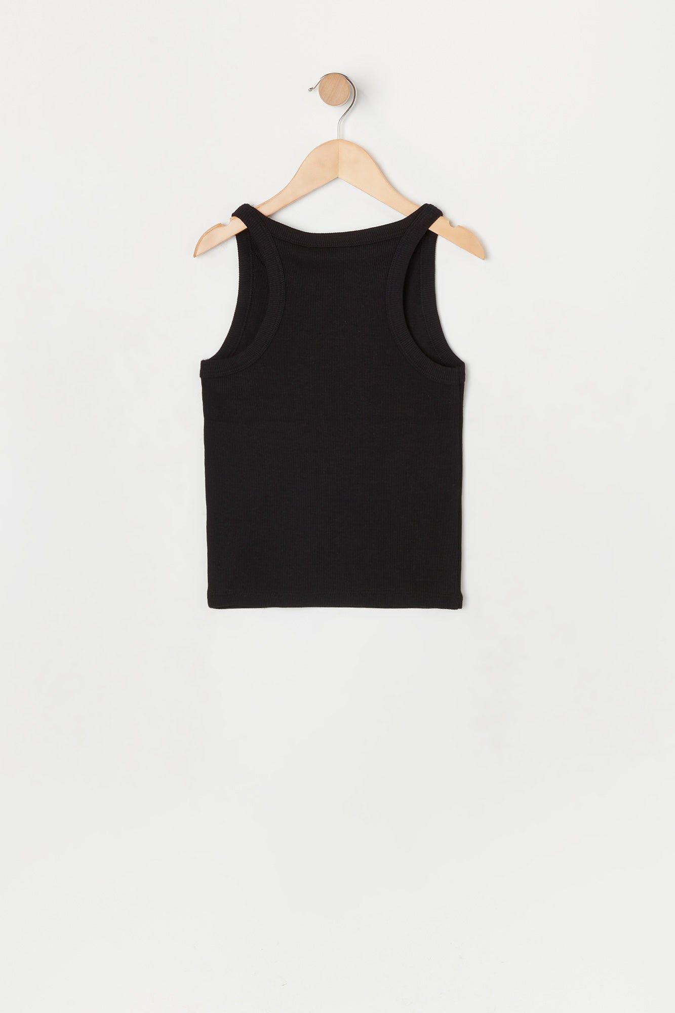 Girls Ribbed High Neck Tank sold by Urban Planet product image thumbnail 2