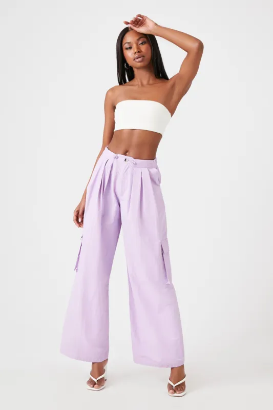 Drawstring Wide Leg Cargo Pant sold by Urban Planet