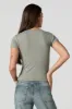 Ribbed Crewneck T-Shirt sold by Urban Planet