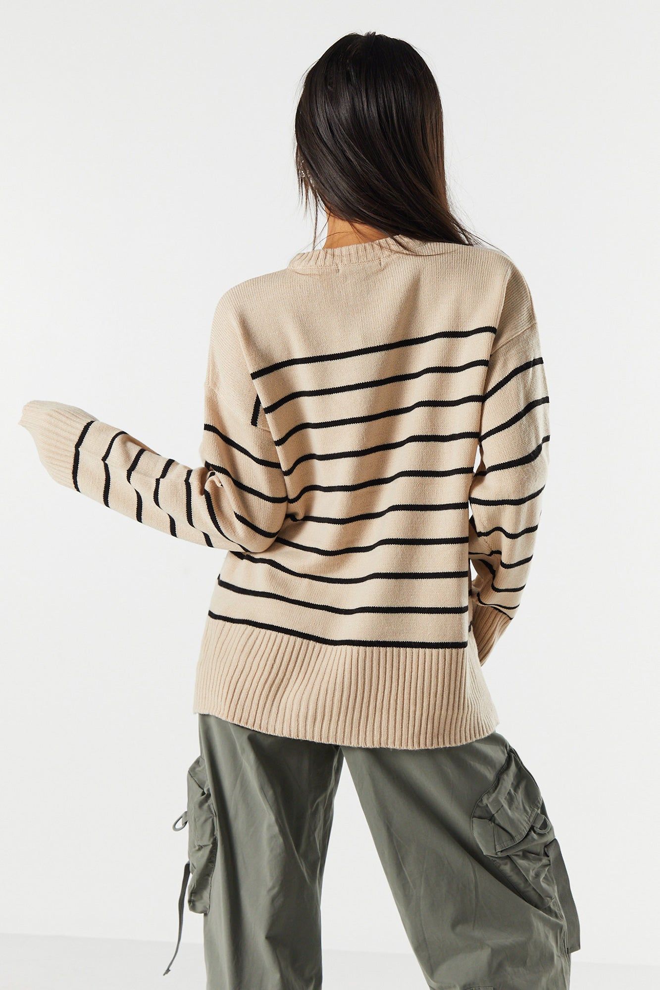Striped Crewneck Sweater sold by Urban Planet product image thumbnail 2