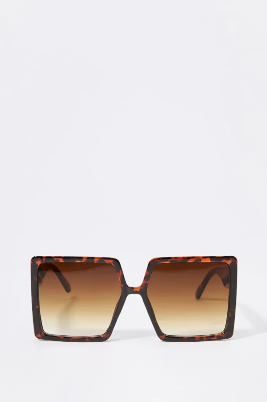 Lunettes de soleil surdimensionnées carrées sold by Urban Planet
