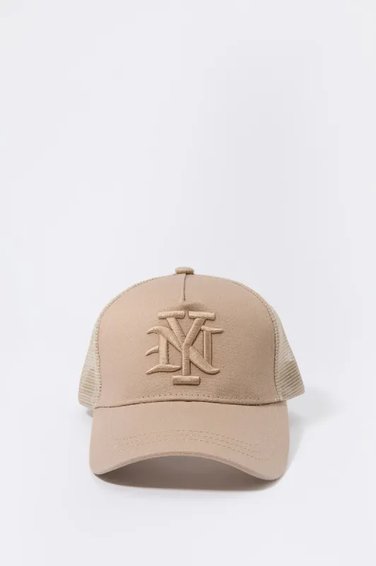 NY Embroidered Mesh Baseball Hat sold by Urban Planet