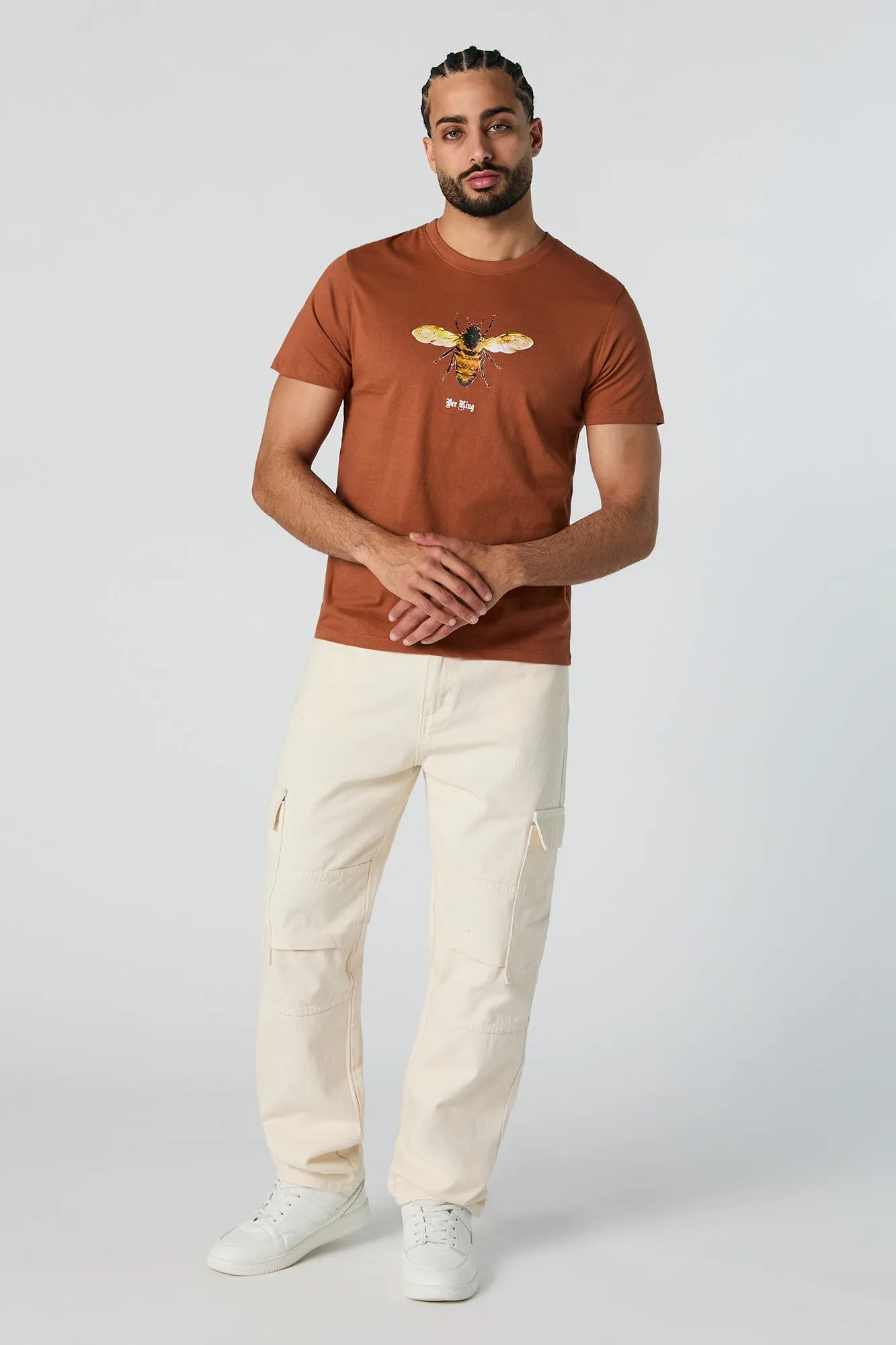 Bee King Graphic T-Shirt sold by Urban Planet product image thumbnail 2