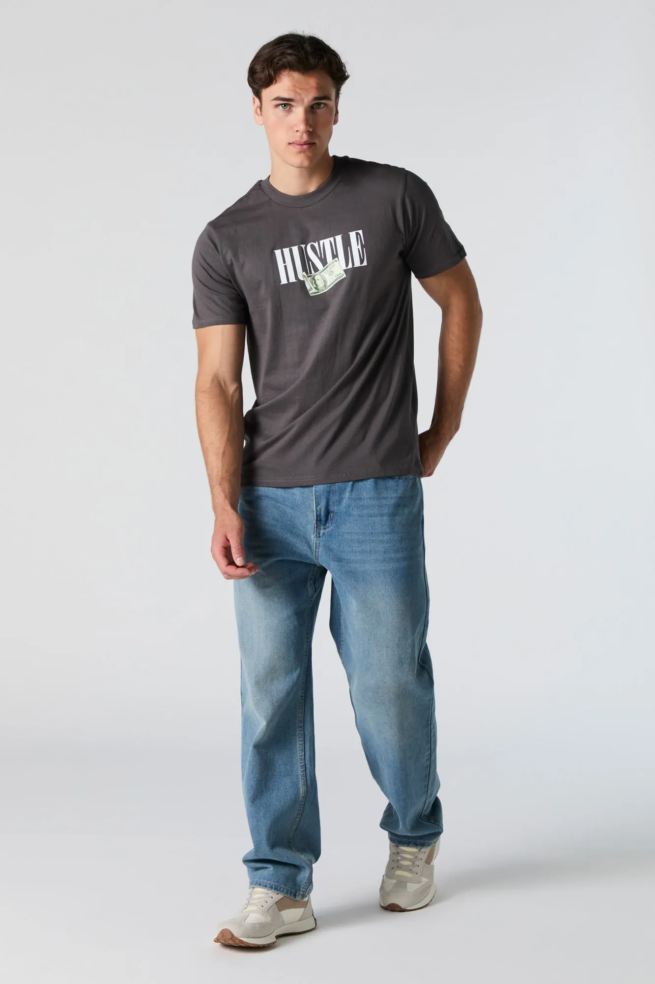 Hustle Graphic T-Shirt sold by Urban Planet product image thumbnail 3