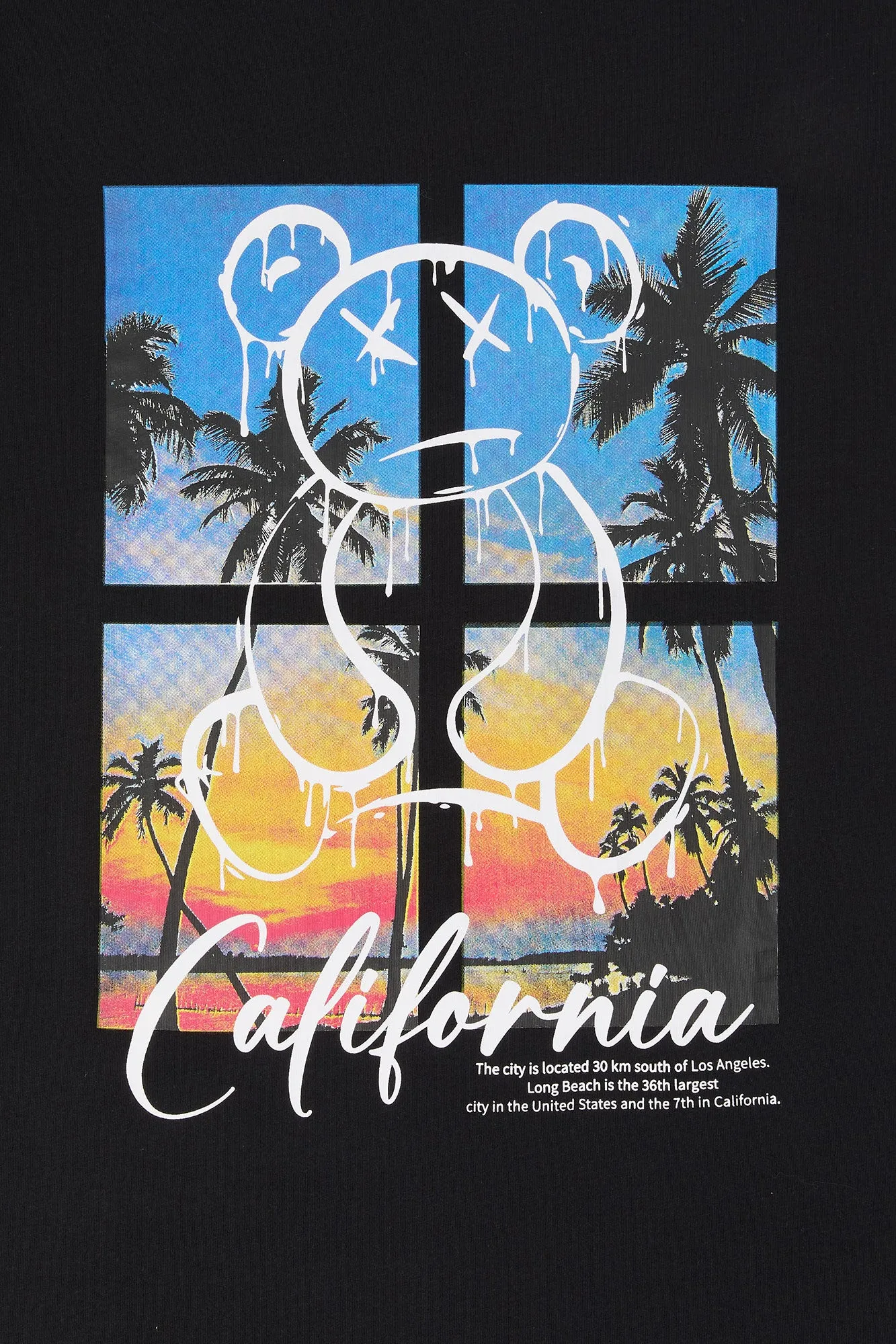 California Teddy Graphic T-Shirt sold by Urban Planet product image thumbnail 2