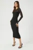 Robe midi Bodycon en filet sold by Urban Planet