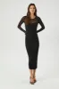 Robe midi Bodycon en filet sold by Urban Planet