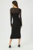 Robe midi Bodycon en filet sold by Urban Planet