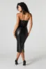 Robe midi moulante sans bretelles en similicuir sold by Urban Planet