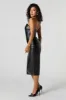 Robe midi moulante sans bretelles en similicuir sold by Urban Planet
