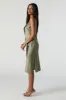 Robe-camisole midi en satin avec encolure dégagée sold by Urban Planet