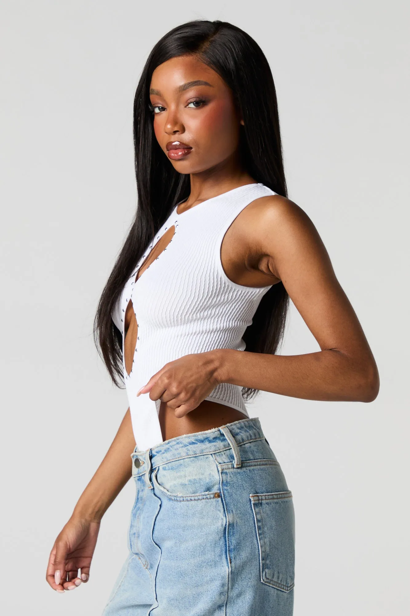 Maillot sans couture avec découpes sold by Urban Planet product image thumbnail 2