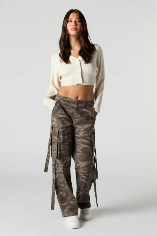 Printed Utility Cargo Pant sold by Urban Planet