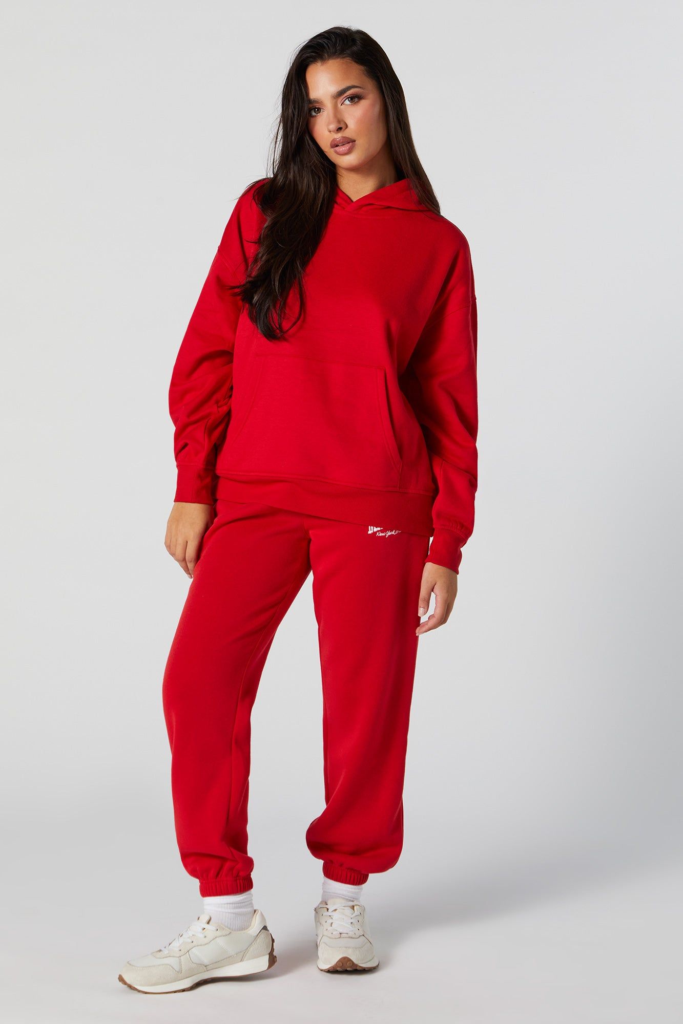 Manhattan Embroidered Fleece Jogger sold by Urban Planet product image thumbnail 3