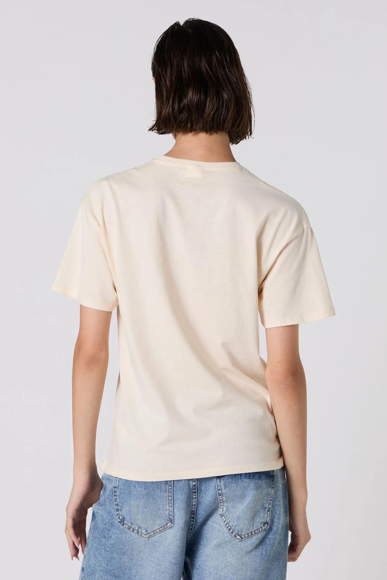 Cowgirl Era Boots and Hearts Graphic Boyfriend T-Shirt sold by Urban Planet product image thumbnail 4