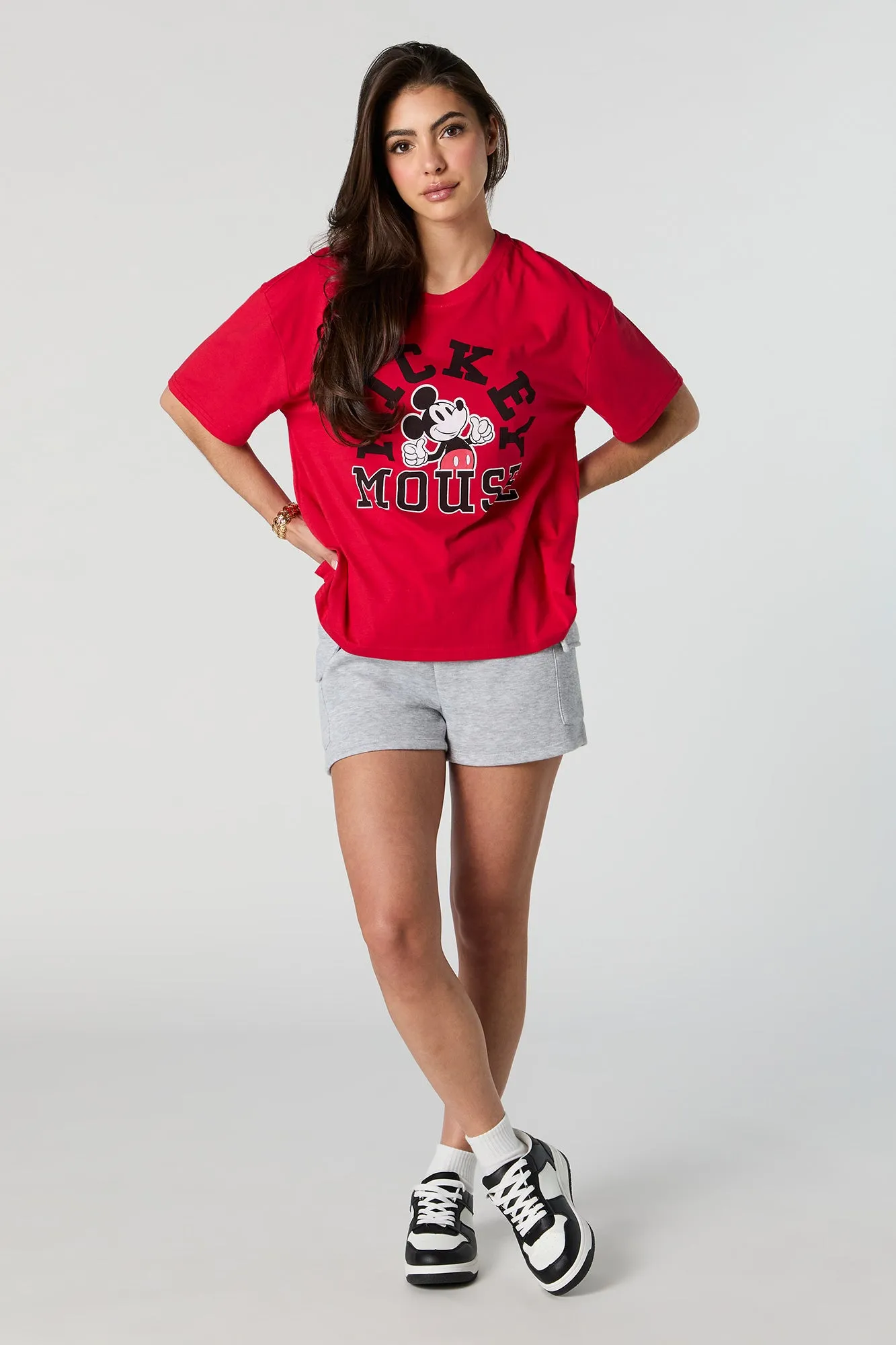 Mickey Mouse Graphic Boyfriend T-Shirt sold by Urban Planet product image thumbnail 3