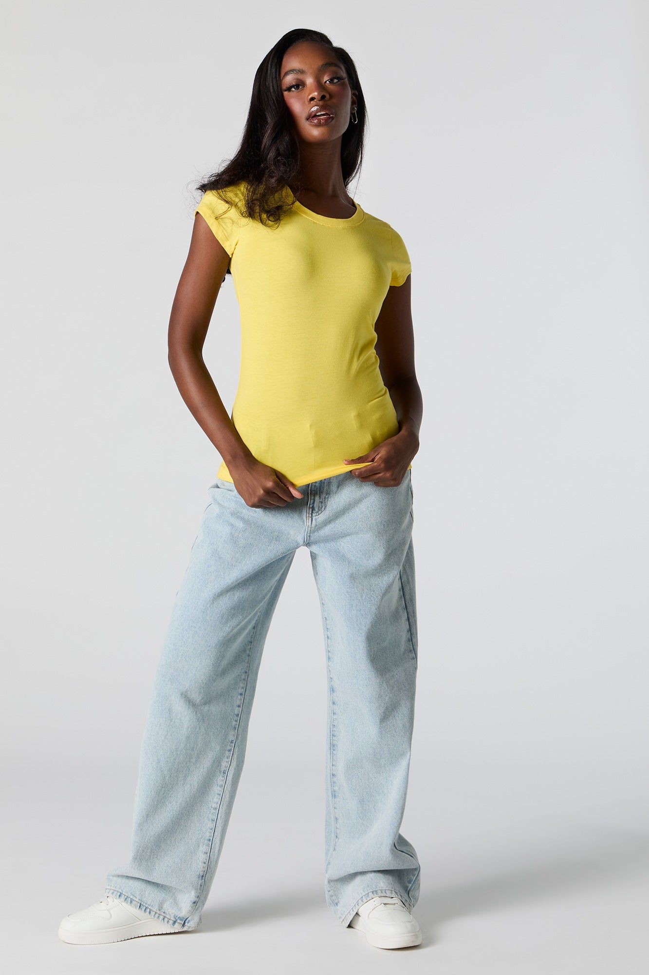 T-shirt ras du cou long sold by Urban Planet product image thumbnail 3