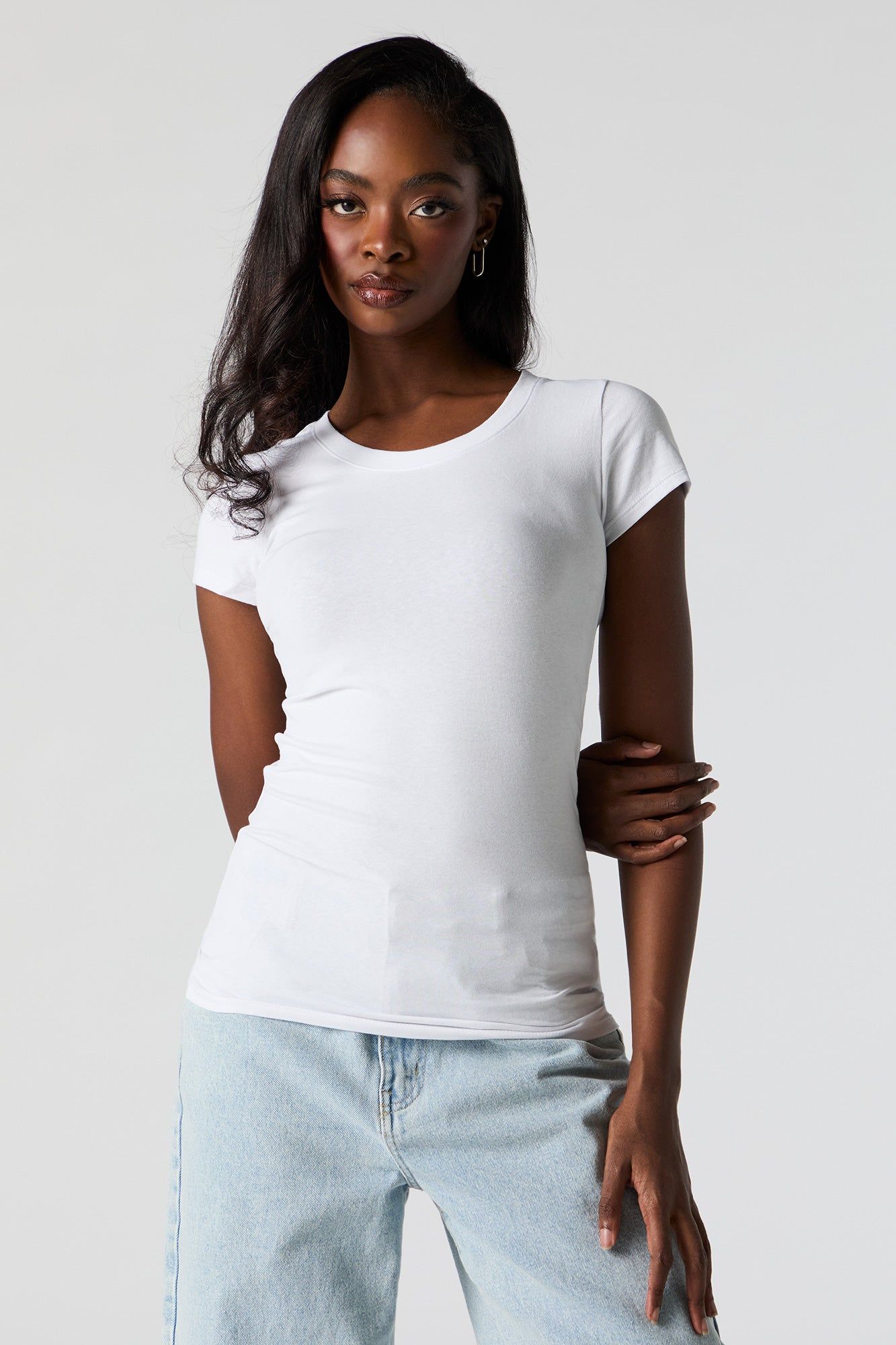 T-shirt ras du cou long sold by Urban Planet product image thumbnail 4