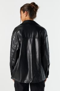 Faux Leather Shacket sold by Urban Planet