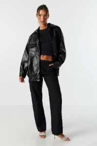 Faux Leather Shacket sold by Urban Planet