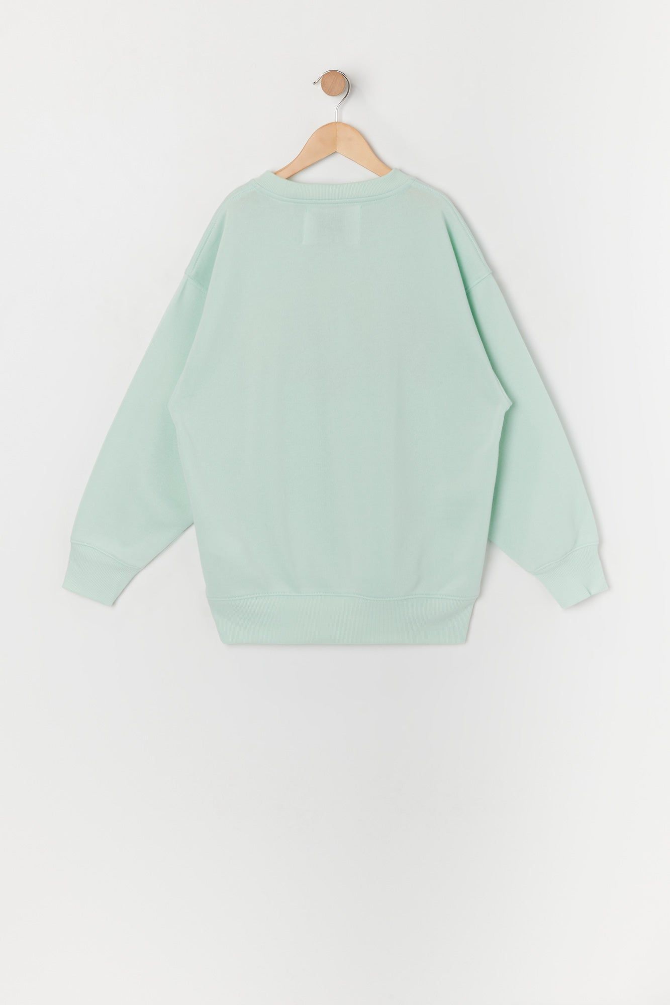 Girls NYC Chenille Embroidered Fleece Sweatshirt sold by Urban Planet product image thumbnail 2