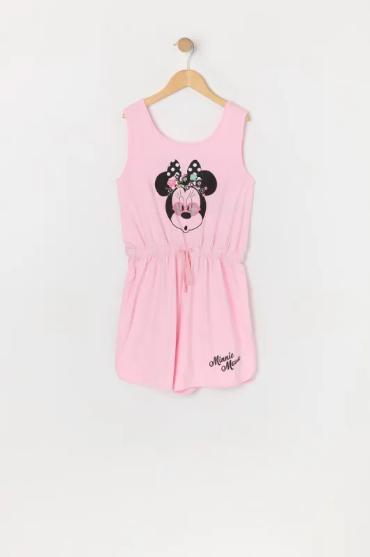 Girls Minnie Graphic Romper sold by Urban Planet