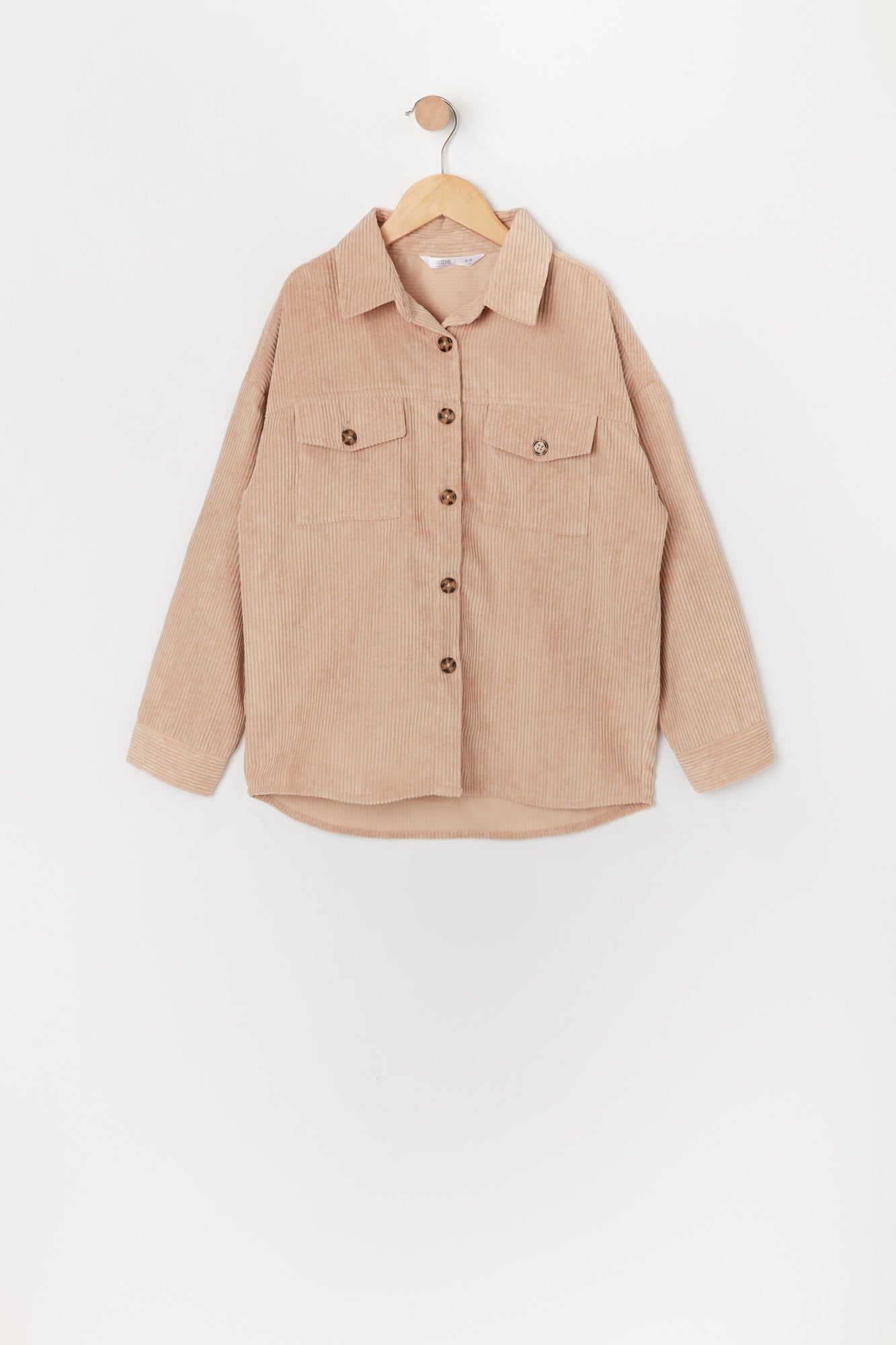 Haut boutonné surdimensionné en velours côtelé pour fille sold by Urban Planet