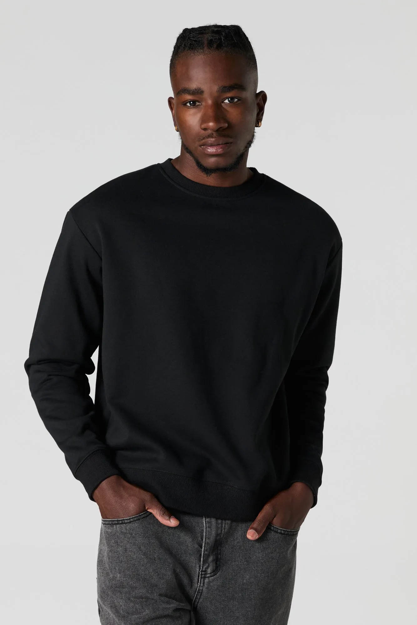 Everyday Fleece Crewneck Sweatshirt sold by Urban Planet product image thumbnail 4