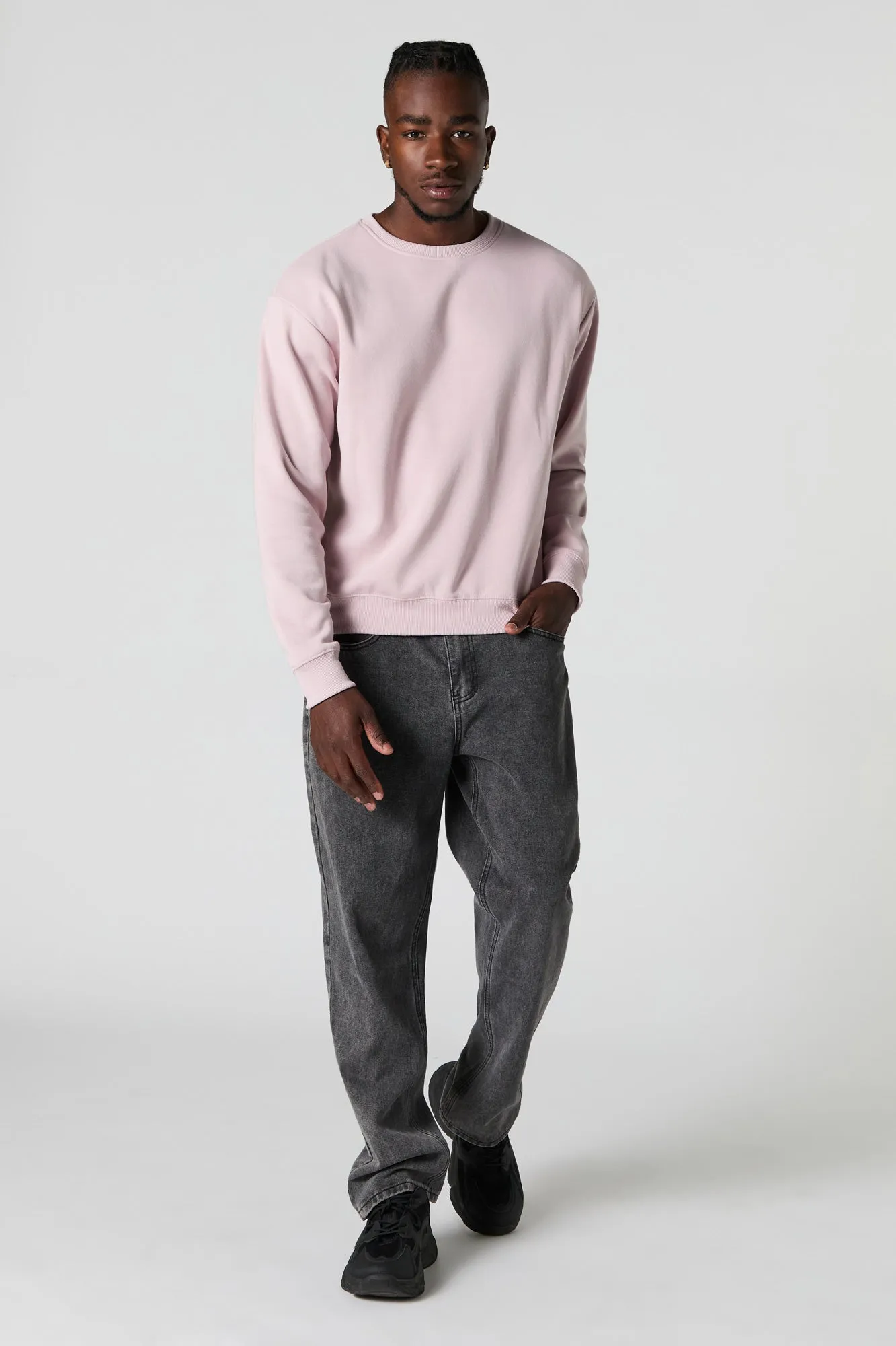 Everyday Fleece Crewneck Sweatshirt sold by Urban Planet product image thumbnail 3