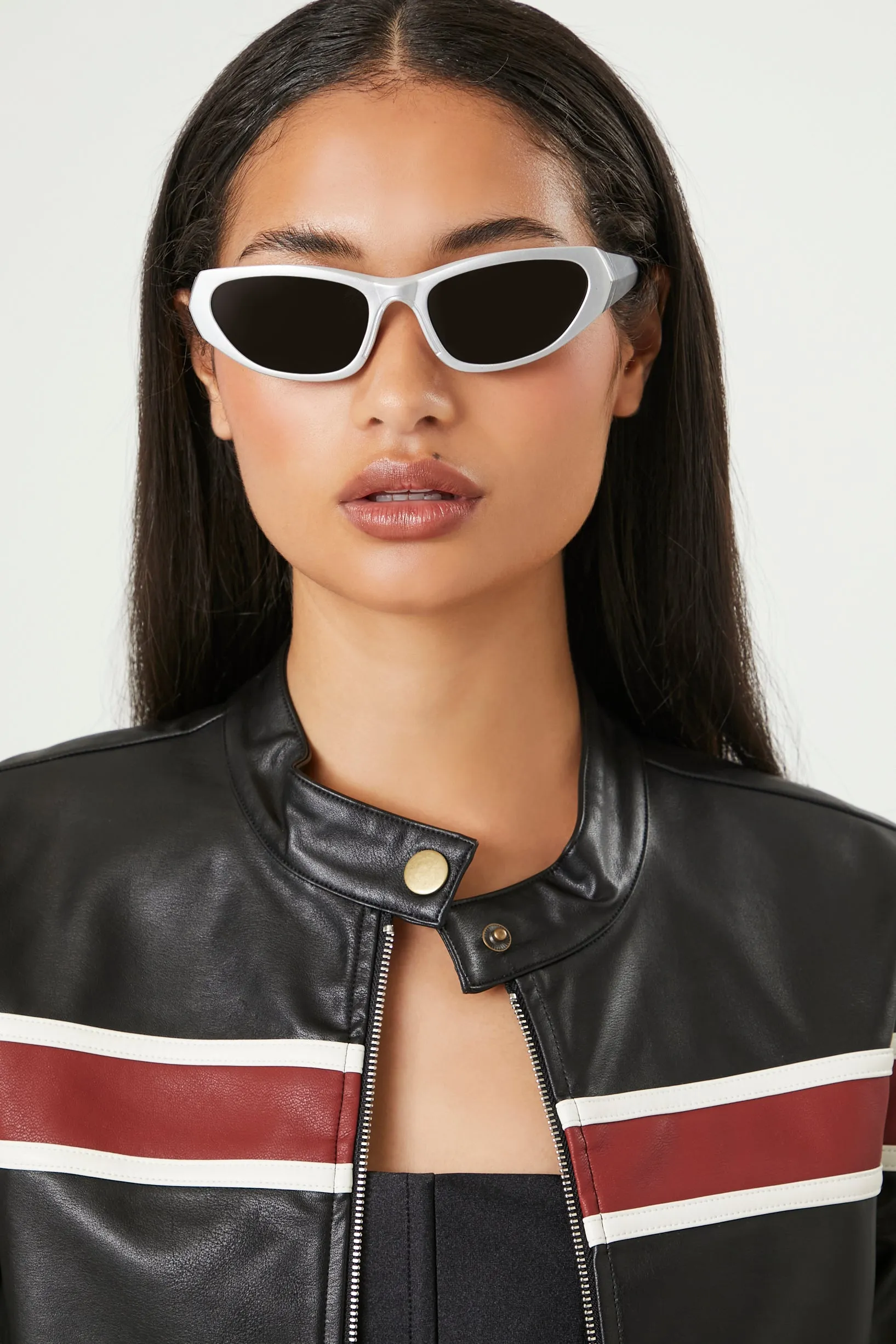 Oval Shield Sunglasses sold by Urban Planet product image thumbnail 2