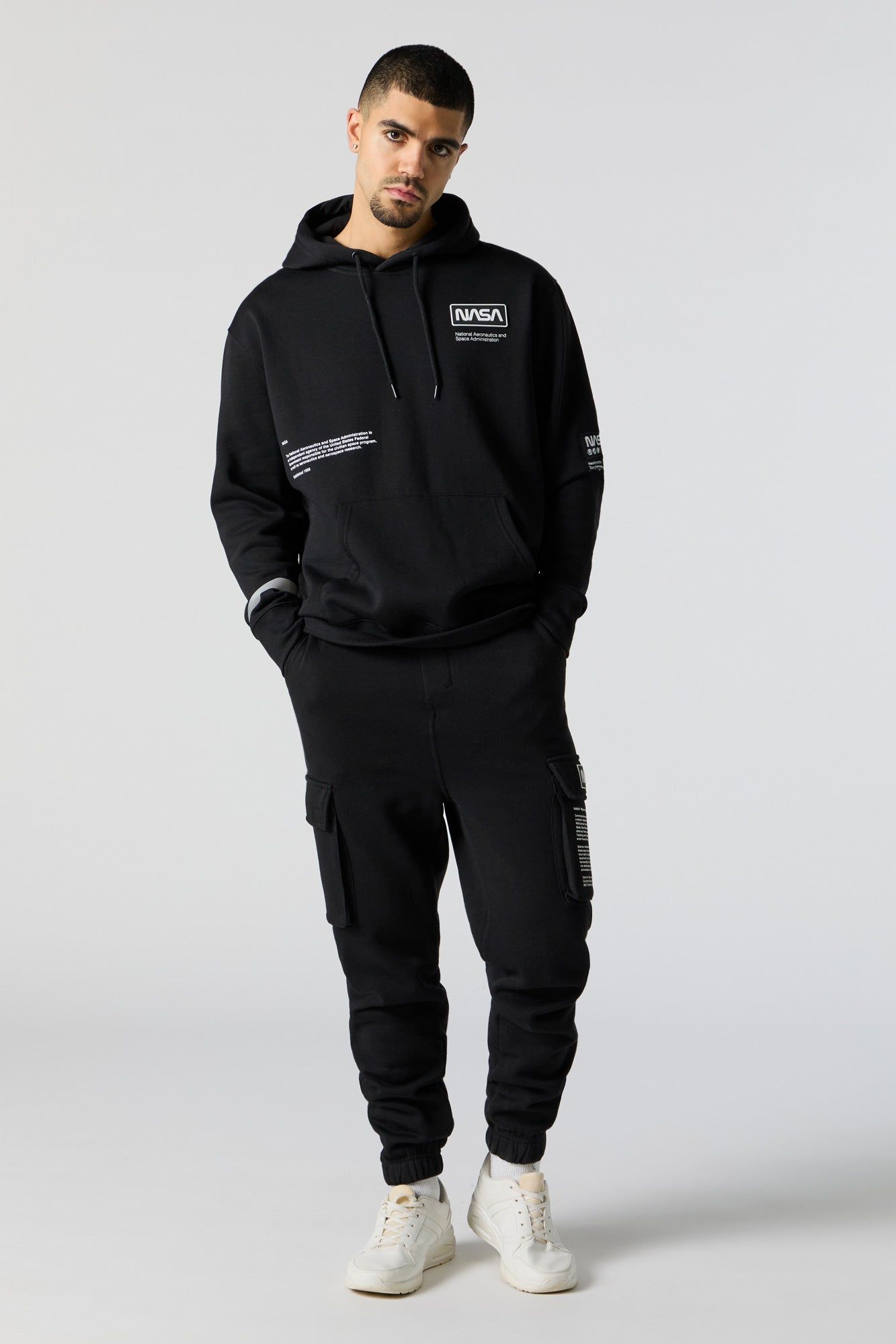 NASA Graphic Fleece Cargo Jogger sold by Urban Planet product image thumbnail 2