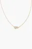 Rhinestone Heart Charm Necklace sold by Urban Planet