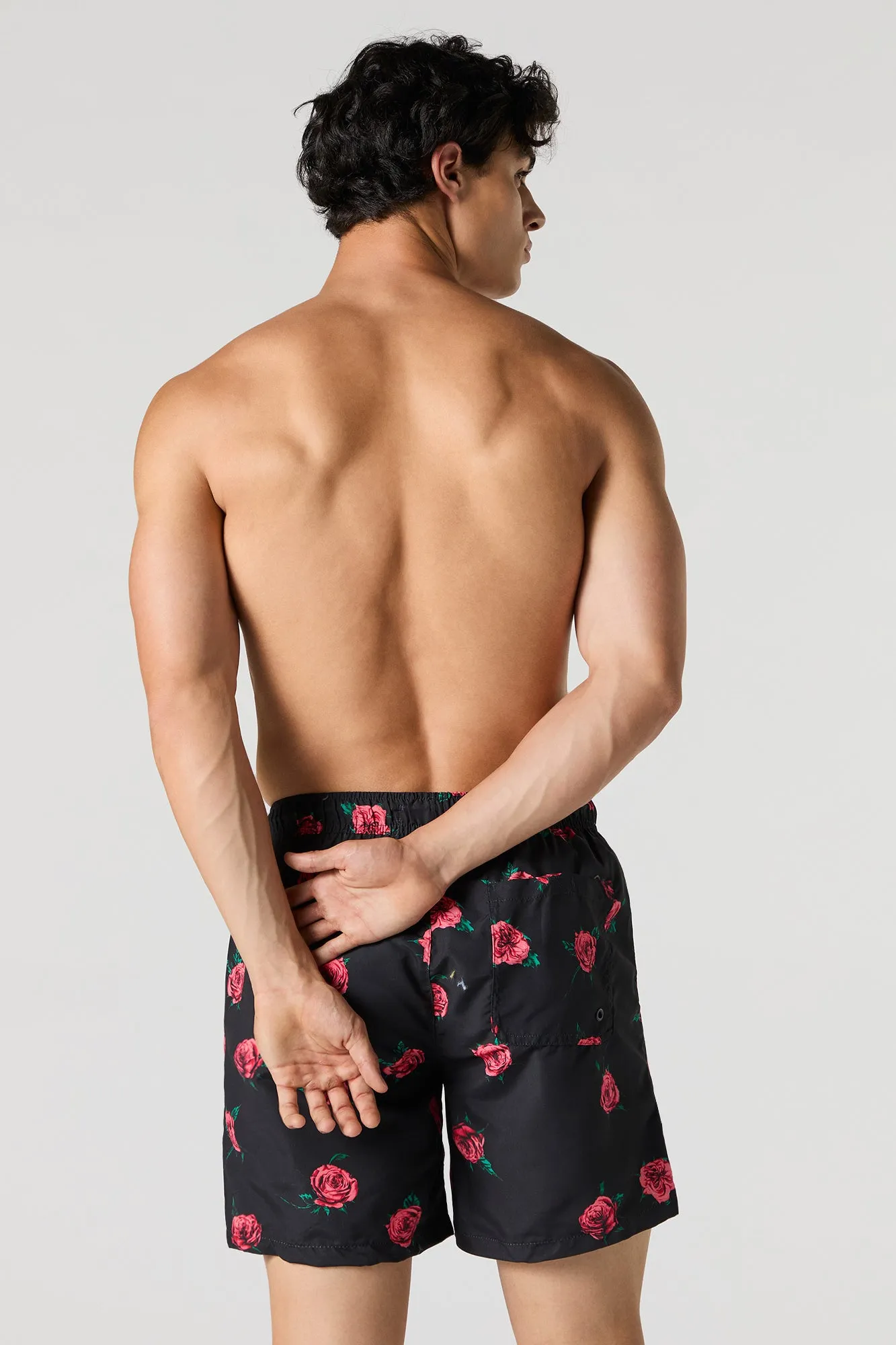 Rose Print Board Short sold by Urban Planet product image thumbnail 2