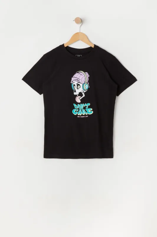 Boys Don't Care Graphic T-Shirt sold by Urban Planet