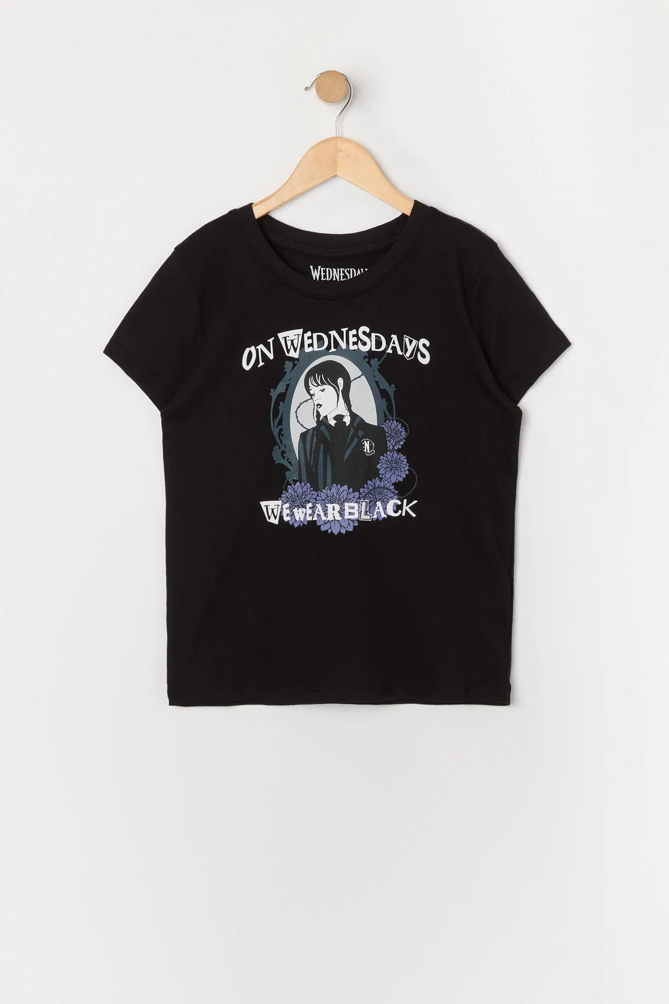 Girls Wednesday Graphic T-Shirt sold by Urban Planet