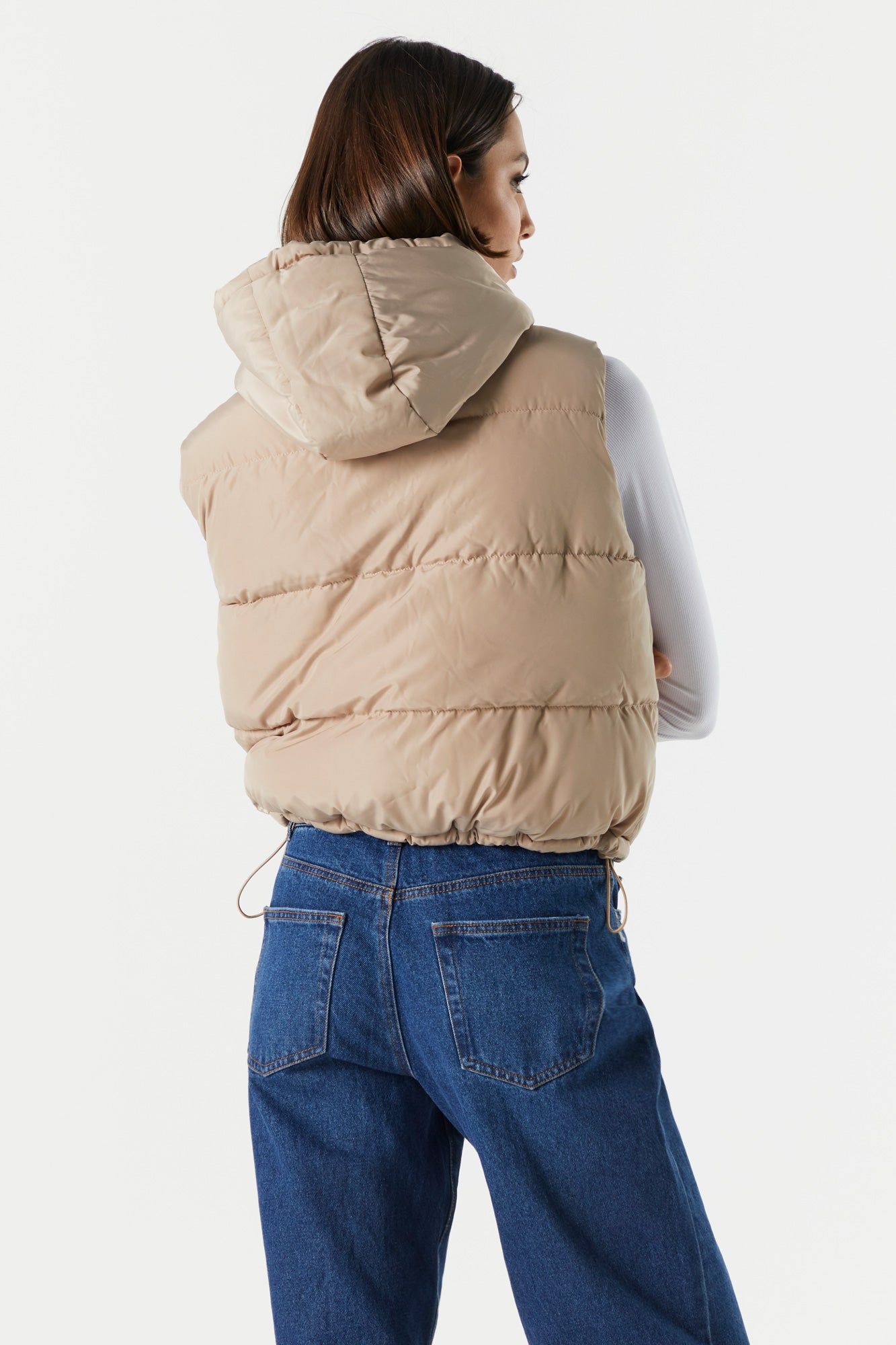 Veste bouffante à capuchon doublée de Sherpa sold by Urban Planet product image thumbnail 2