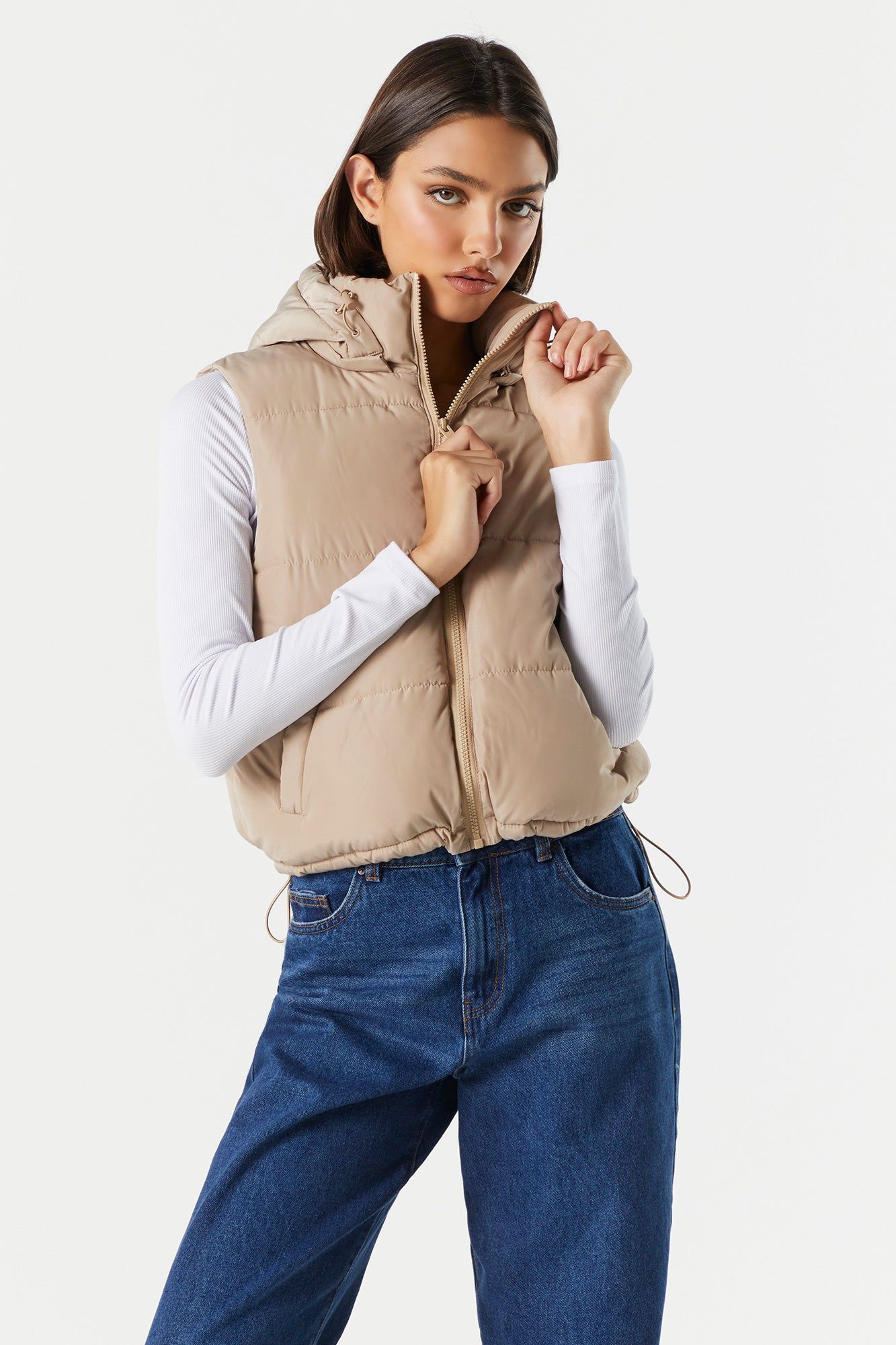 Veste bouffante à capuchon doublée de Sherpa sold by Urban Planet