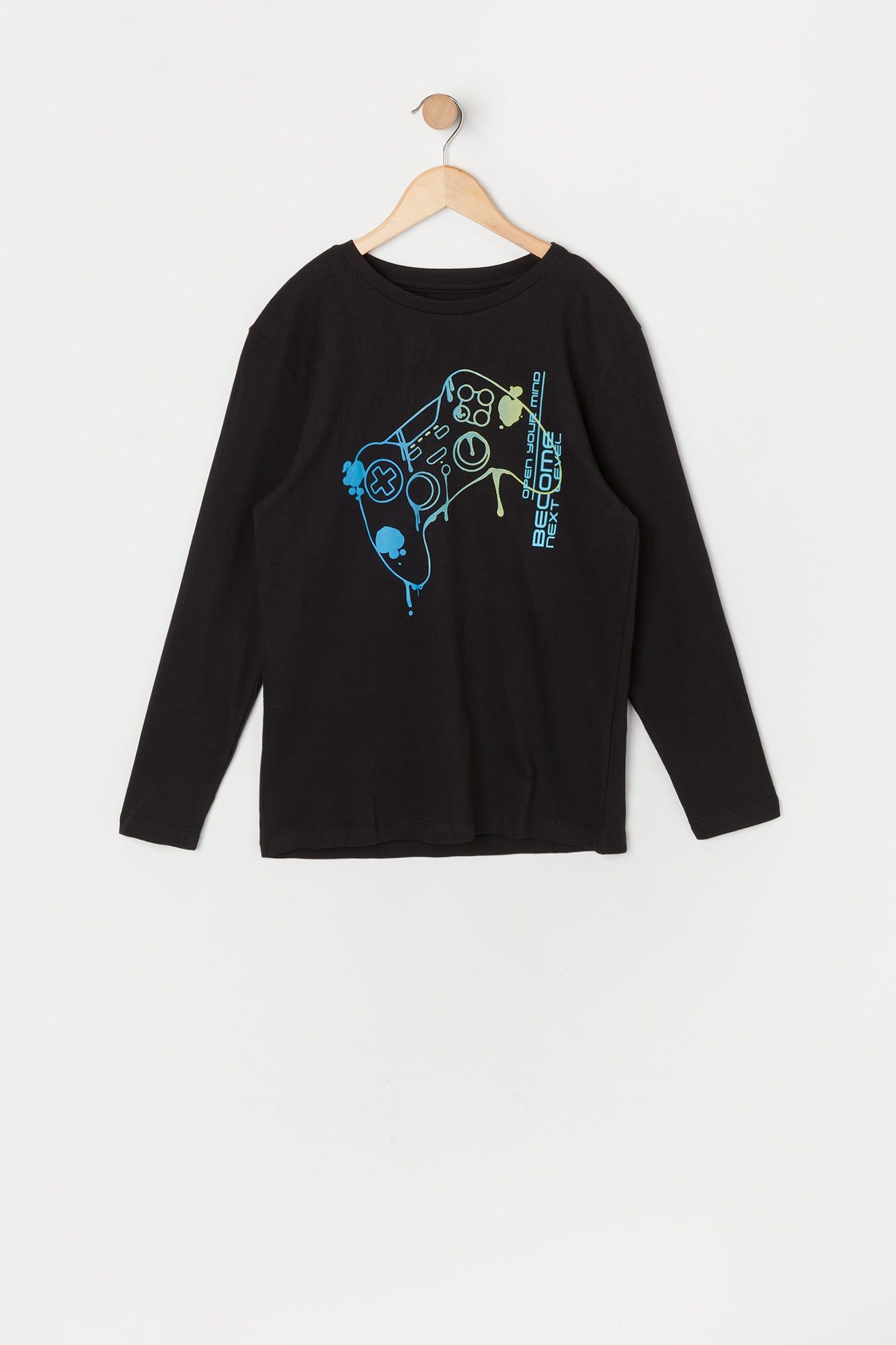 Boys Controller Graphic Long Sleeve Top sold by Urban Planet