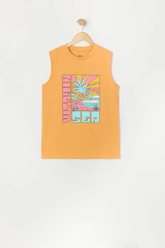 Boys Vitamin Sea Graphic Tank sold by Urban Planet