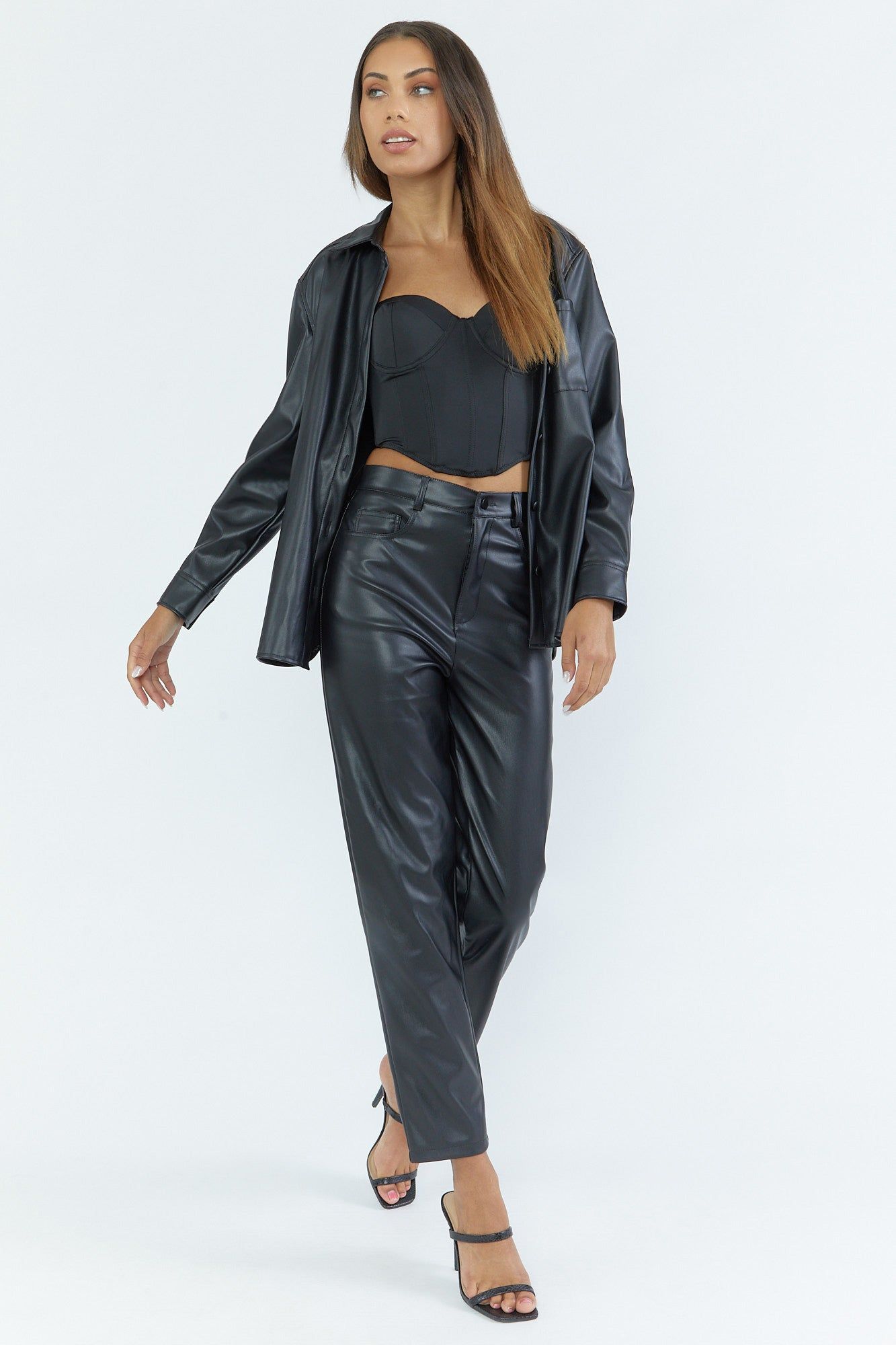 Faux Leather High Rise Pant sold by Urban Planet