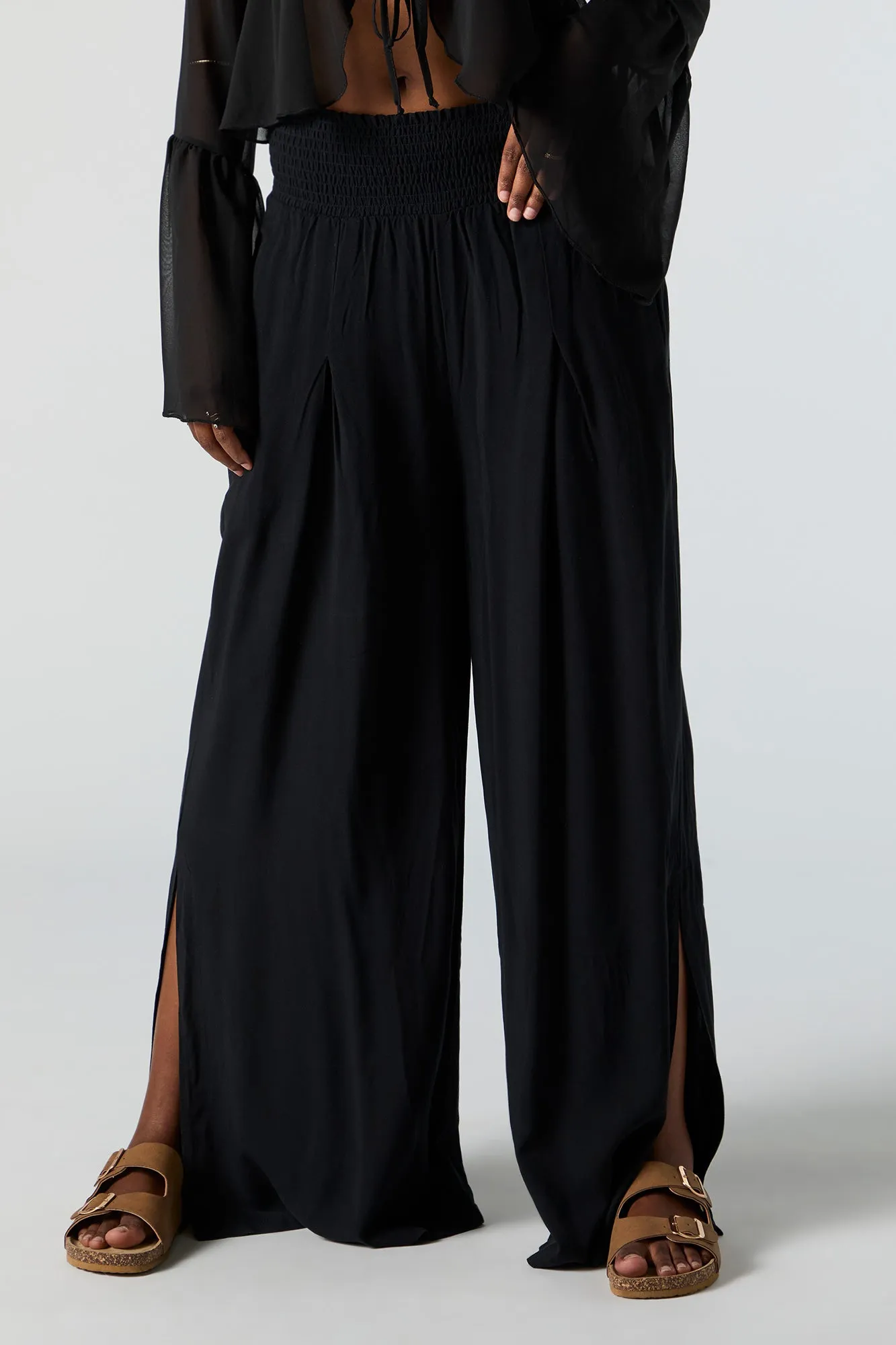 Smocked Palazzo Pant sold by Urban Planet product image thumbnail 2