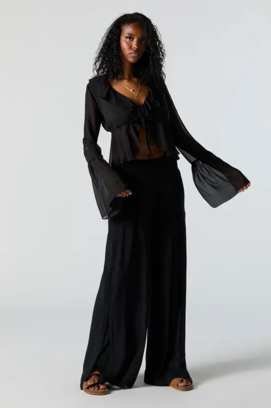 Smocked Palazzo Pant sold by Urban Planet