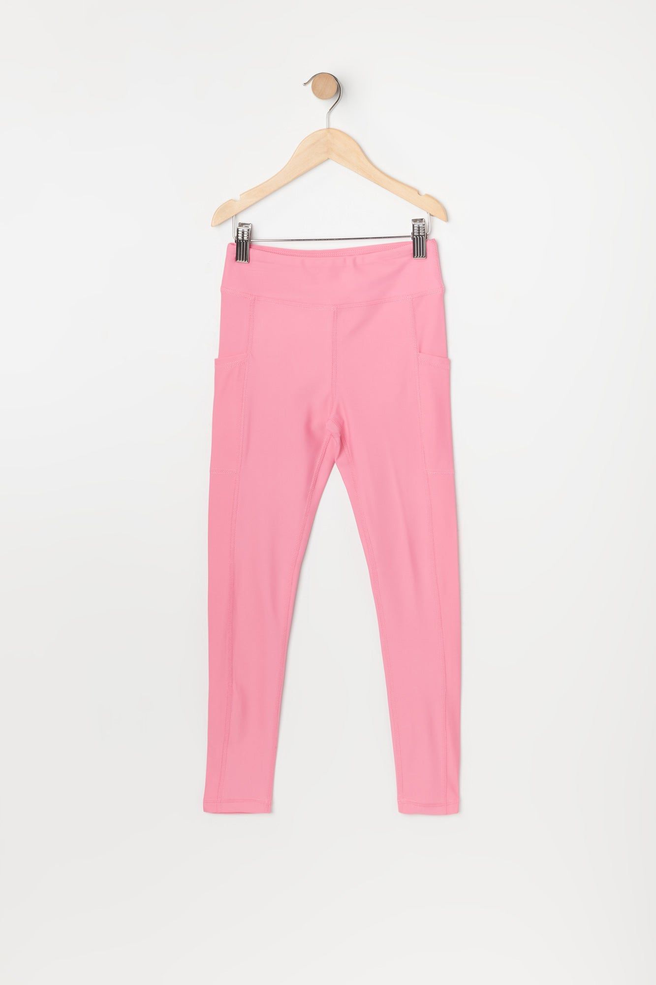 Girls Solid Side Pocket Active Legging sold by Urban Planet product image thumbnail 5