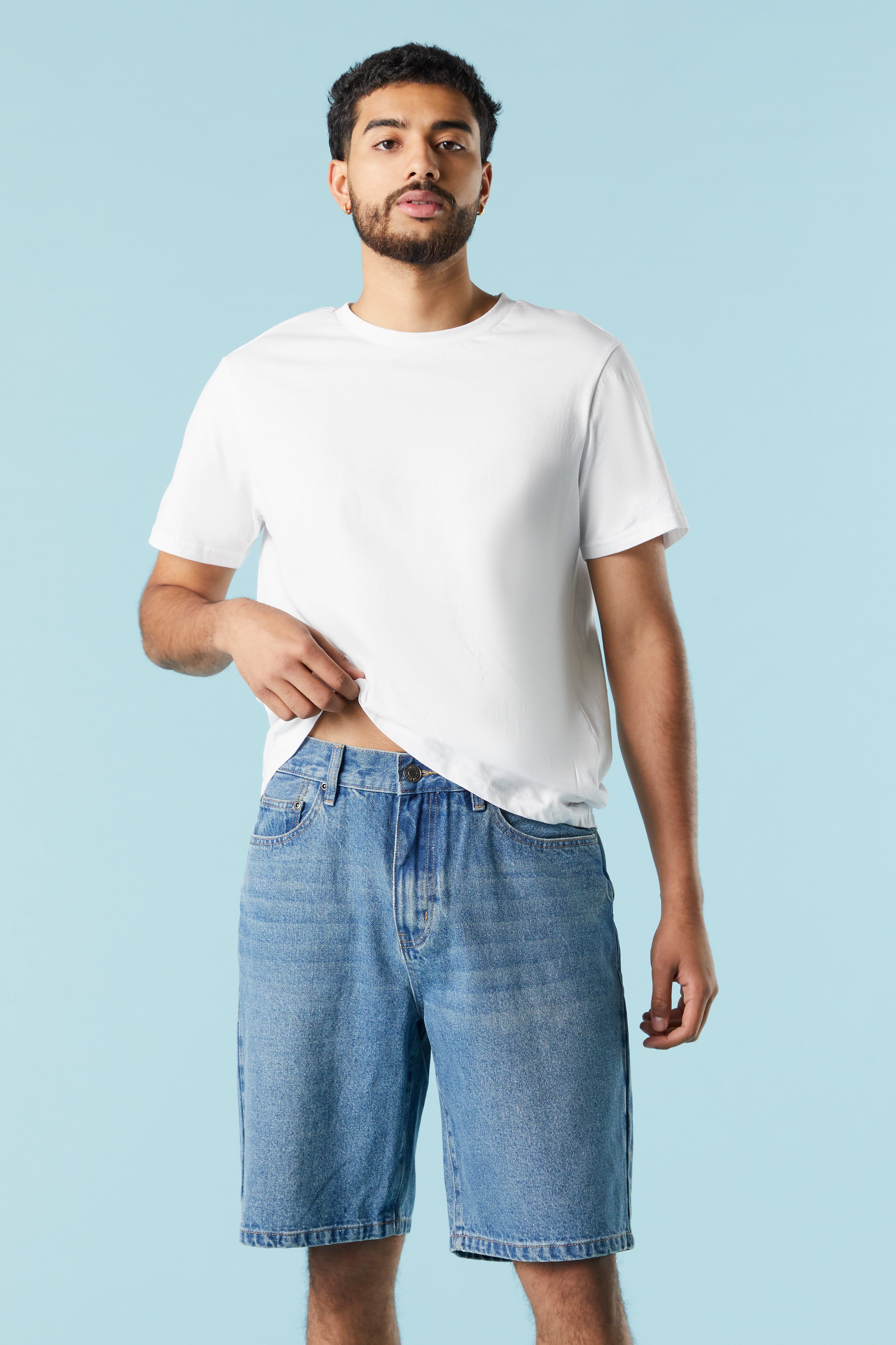 Relaxed Denim Short sold by Urban Planet product image thumbnail 2