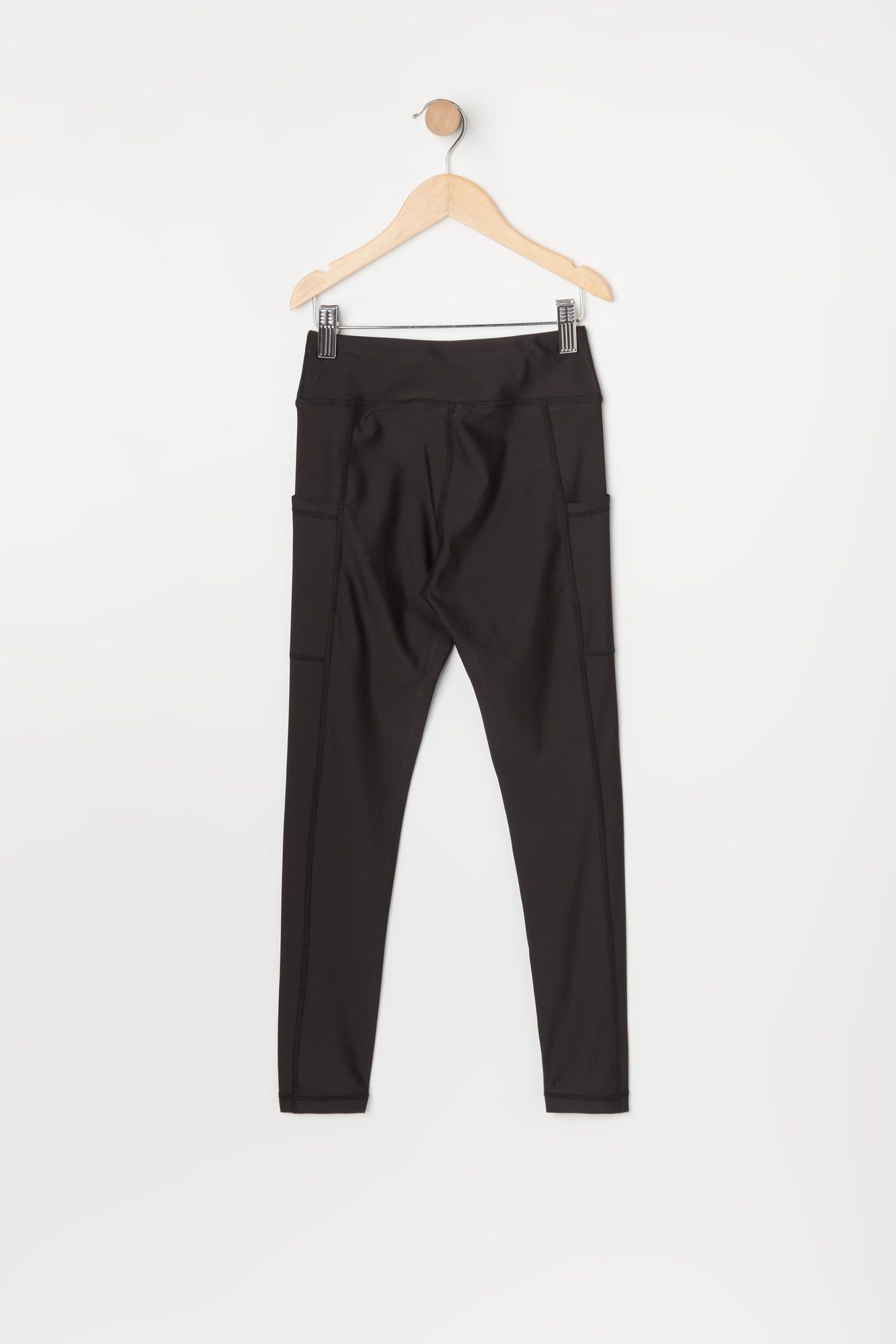 Girls Solid Side Pocket Active Legging sold by Urban Planet product image thumbnail 2