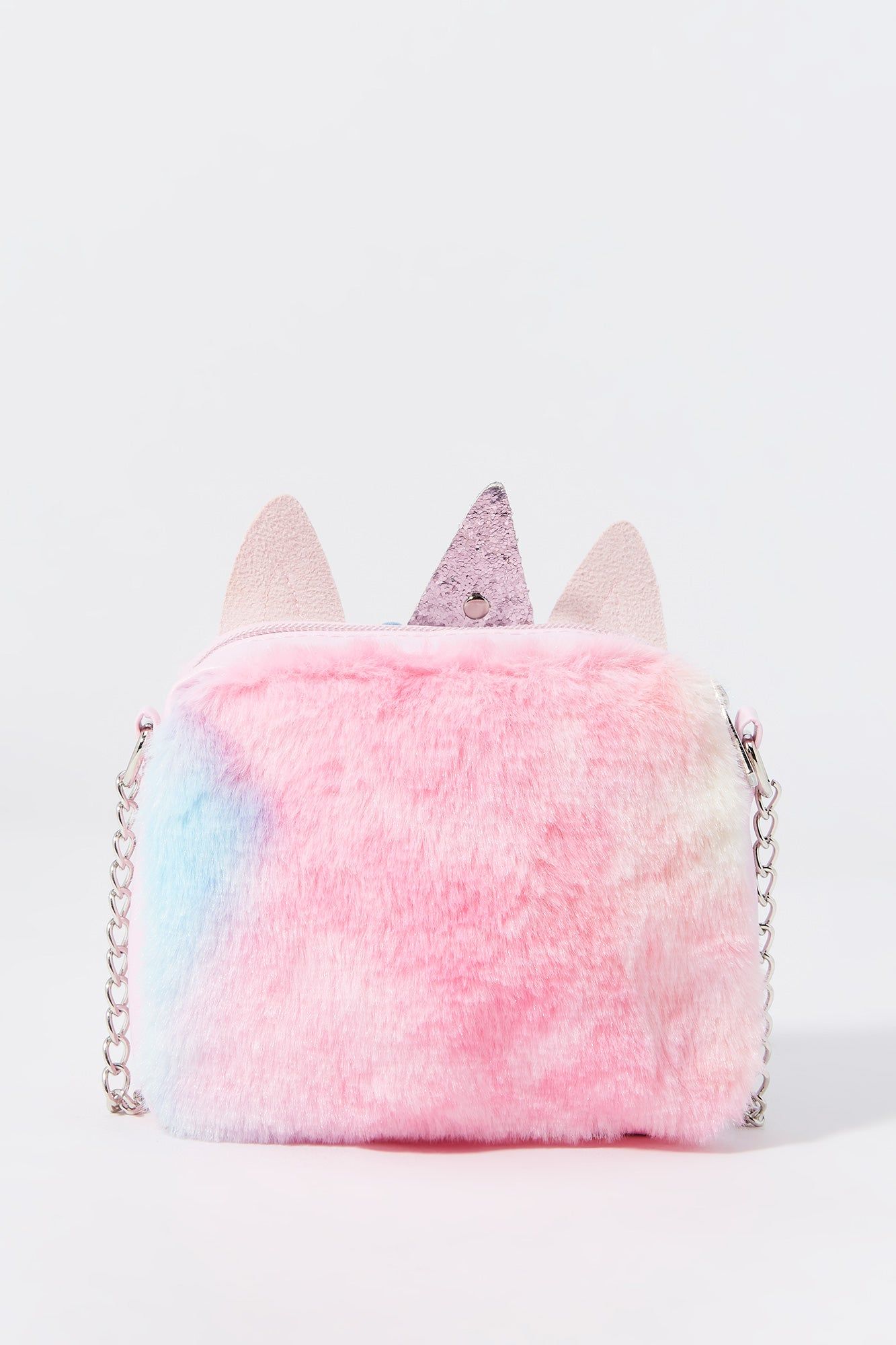 Girls Furry Unicorn Crossbody Purse sold by Urban Planet product image thumbnail 4