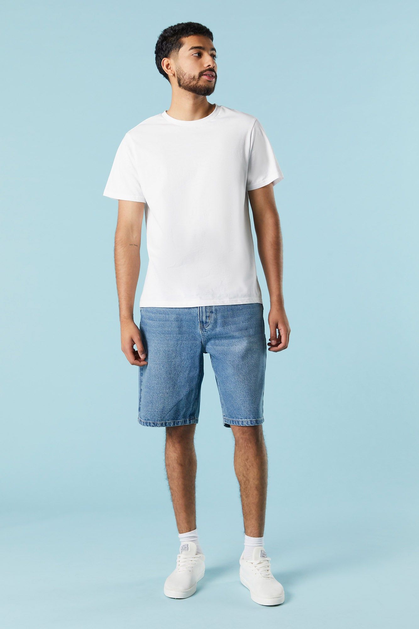 Relaxed Denim Short sold by Urban Planet product image thumbnail 4