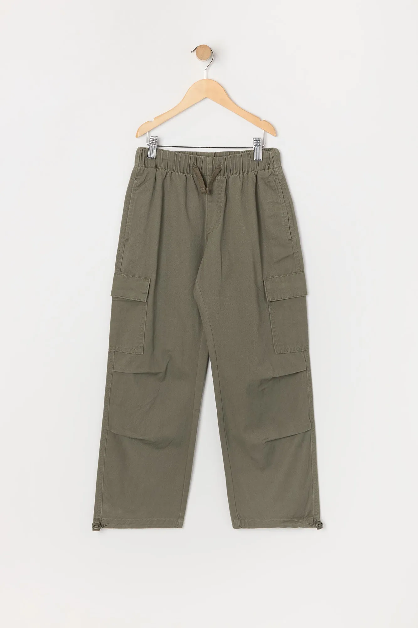 Pantalon cargo parachute avec revers barillets pour garçon sold by Urban Planet