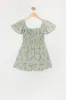 Girls Floral Print Milkmaid Romper sold by Urban Planet